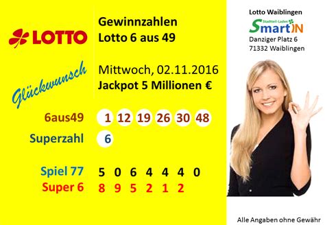 Aktuelle Gewinnzahlen .
